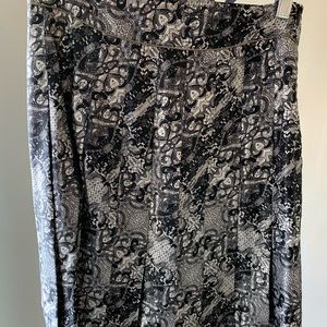 Brooks Brothers silk pleated skirt